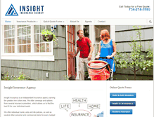 Tablet Screenshot of insightinsuranceaa.com